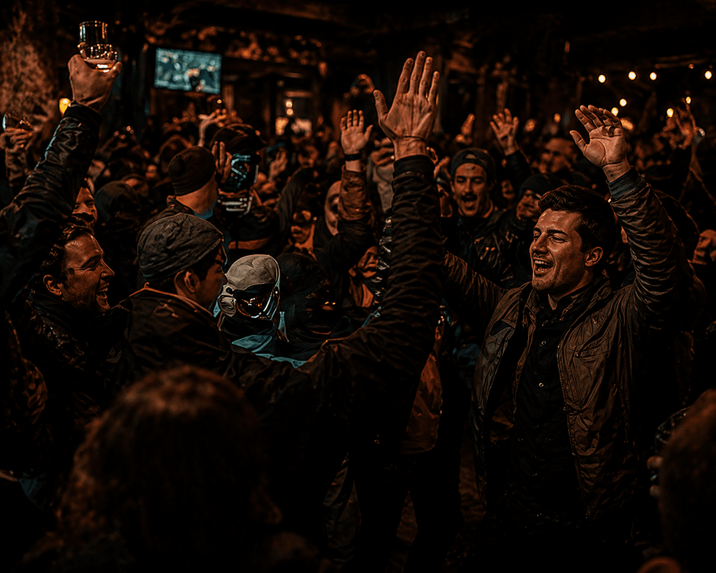 Après crowd at Garibaldi Lift Co